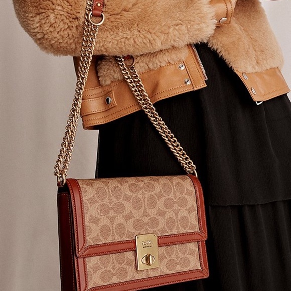 Coach Hutton Shoulder bag in Signature Canvas - Picture 5 of 6